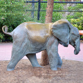 Beautiful Classic bronze outdoor decor elephant sculpture